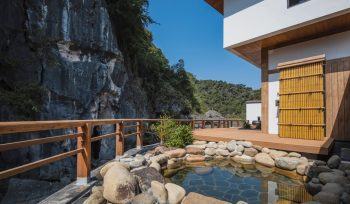 Quy trình tắm onsen phong cách Nhật Bản được thiết kế trong từng biệt thự Sun Onsen Village - Limited Edition. Ảnh: Sun Property
